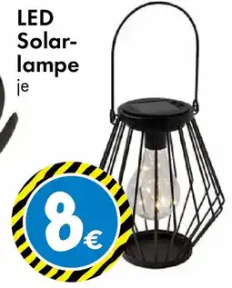 TEDi LED Solar- lampe Angebot