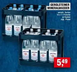 Handelshof GEROLSTEINER MINERALWASSER Angebot