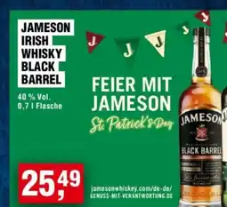Handelshof JAMESON IRISH WHISKY BLACK BARREL Angebot