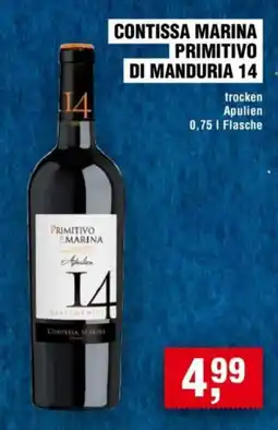 Handelshof CONTISSA MARINA PRIMITIVO DI MANDURIA 14 Angebot