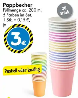 TEDi Pappbecher Angebot