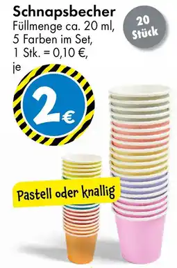 TEDi Schnapsbecher Angebot