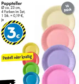 TEDi Pappteller Angebot