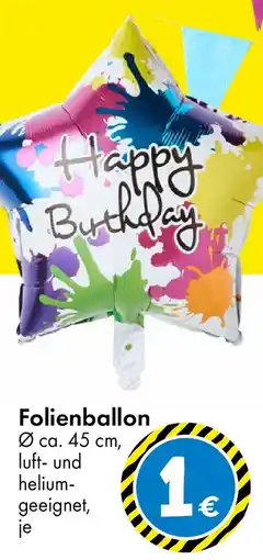 TEDi Folienballon Angebot
