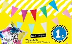 TEDi Wimpelkette Angebot