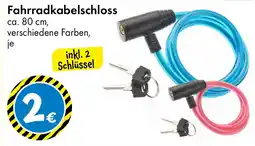 TEDi Fahrradkabelschloss Angebot