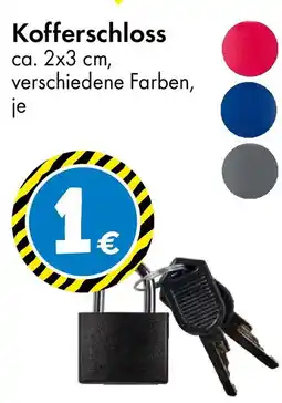 TEDi Kofferschloss Angebot