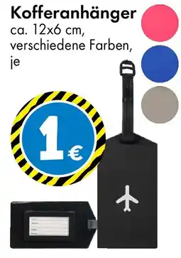 TEDi Kofferanhänger Angebot