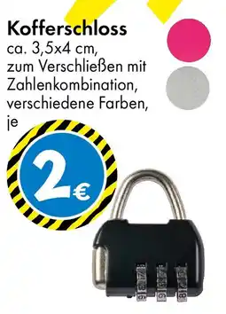 TEDi Kofferschloss ca. 3,5x4 cm, Angebot