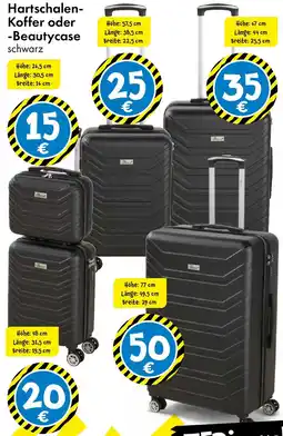 TEDi Hartschalen- Koffer oder Beautycase Angebot