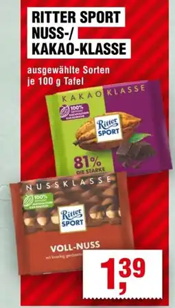 Handelshof RITTER SPORT NUSS-/ KAKAO-KLASSE Angebot