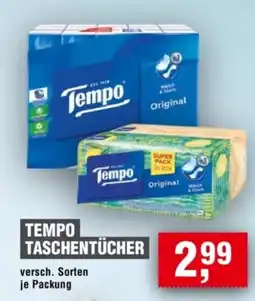 Handelshof TEMPO TASCHENTÜCHER Angebot