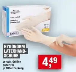 Handelshof HYGONORM LATEXHAND- SCHUHE Angebot