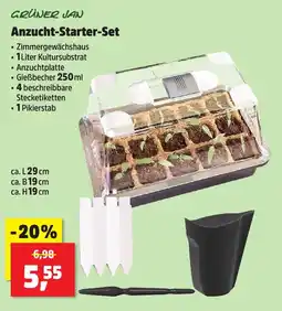 Thomas Philipps GRÜNER JAN Anzucht-Starter-Set Angebot