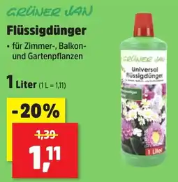 Thomas Philipps GRÜNER JAN Flüssigdünger Angebot