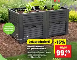 Thomas Philipps 2in1 Maxi-Hochbeet inkl. großem Staufach Angebot