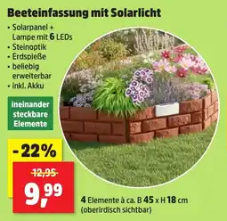 Thomas Philipps Beeteinfassung mit Solarlicht Angebot