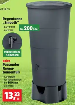 Thomas Philipps Regentonne ,,Smooth" oder oder Passender Regen- tonnenfuß Angebot