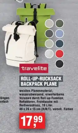 Handelshof travelite ROLL-UP-RUCKSACK BACKPACK PLANE Angebot