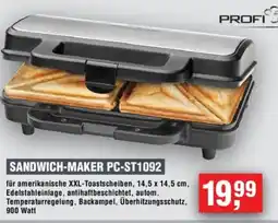 Handelshof PROFI COOK SANDWICH-MAKER PC-ST1092 Angebot
