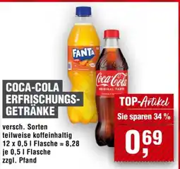Handelshof COCA-COLA ERFRISCHUNGS- GETRÄNKE Angebot