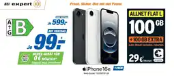 Expert Apple iPhone 16e 128GB + ALLNET FLAT L 100GB Angebot