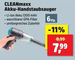 Thomas Philipps CLEANmaxx Akku-Handstaubsauger Angebot