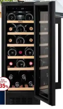 Möbel Inhofer AEG Weintemperierschrank AWS4020B5B Angebot