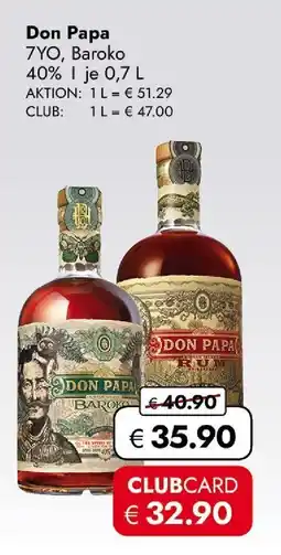 Travel Free Don Papa 7YO, Baroko Angebot