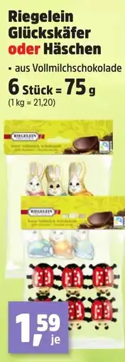 Thomas Philipps Riegelein Glückskäfer oder Häschen Angebot