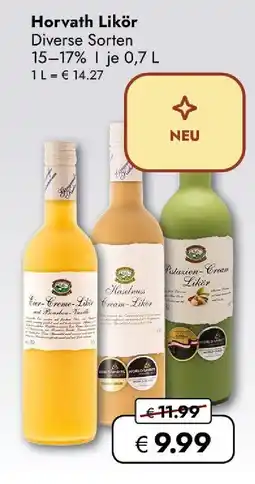 Travel Free Horvath Likör Angebot