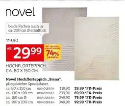 XXXLutz Novel hochflorteppich siena Angebot