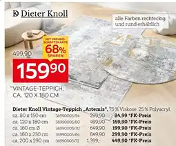 XXXLutz Dieter knoll vintage-teppich artemis ca. 80 x 150 cm Angebot