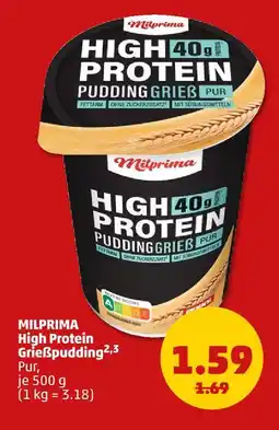 PENNY Milprima high protein grießpudding pur Angebot