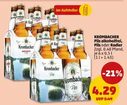PENNY Krombacher pils alkoholfrei Angebot