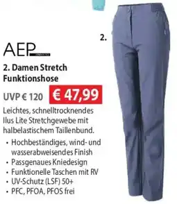 Mountain Sports Outlet AEP Damen Stretch Funktionshose Angebot