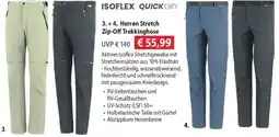 Mountain Sports Outlet ISOFLEX QUICKDRY Herren Stretch Zip-Off Trekkinghose Angebot
