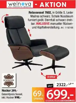 Zurbrüggen Welnova Relaxsessel 7602 Angebot