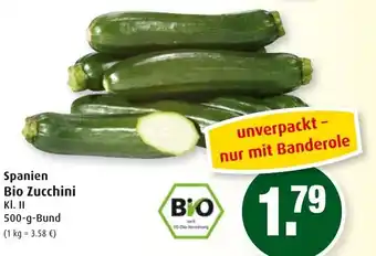 Markant Spanien Bio Zucchini 500g Angebot