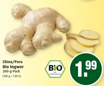 Markant China /Peru Bio Ingwer 200g Angebot