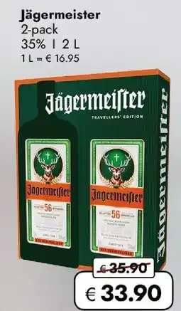 Travel Free Jägermeister 2-pack Angebot