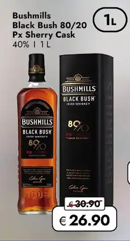 Travel Free Bushmills Black Bush 80/20 Px Sherry Cask Angebot