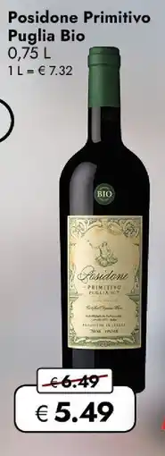 Travel Free Posidone Primitivo Puglia Bio Angebot
