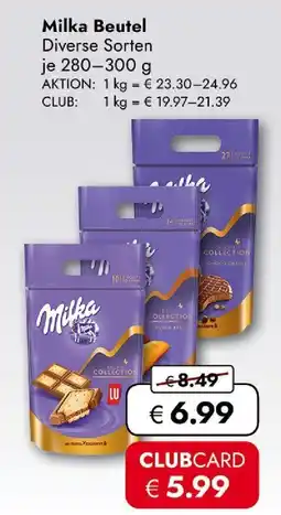 Travel Free Milka Beutel Angebot