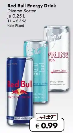 Travel Free Red Bull Energy Drink Angebot