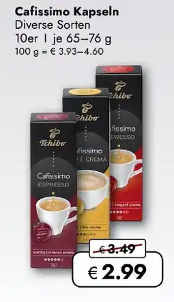 Travel Free Cafissimo Kapseln Angebot