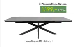 Pflanzen Kölle Alu-ausziehtisch florence Angebot