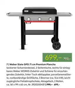 Pflanzen Kölle Weber slate gpd 71 cm premium plancha Angebot