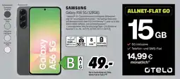 MEDIMAX SAMSUNG Galaxy A56 5G (128GB) + Allnet-Flat Go 15GB Angebot