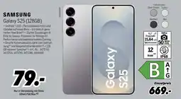 MEDIMAX SAMSUNG Galaxy S25 (128GB) Angebot